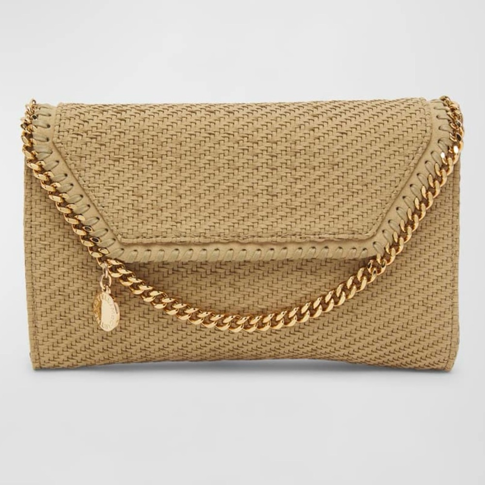 🎉🎉HP💃💃💃Stella McCartney NWT Falabella Mini Woven Vegan Suede Crossbody Bag